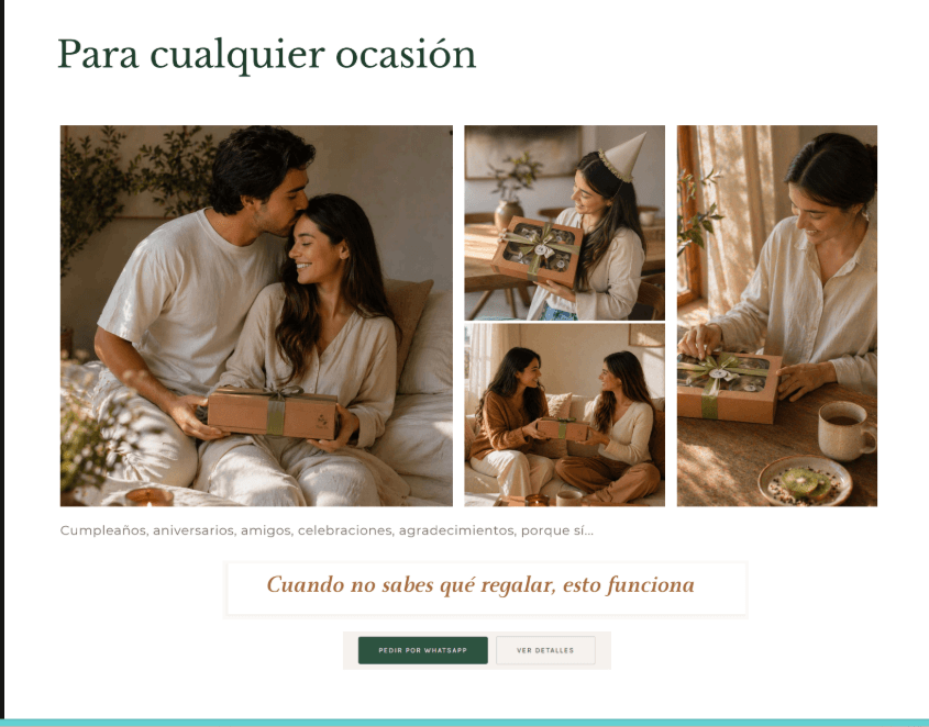 Página de producto del ecommerce Bon Toc